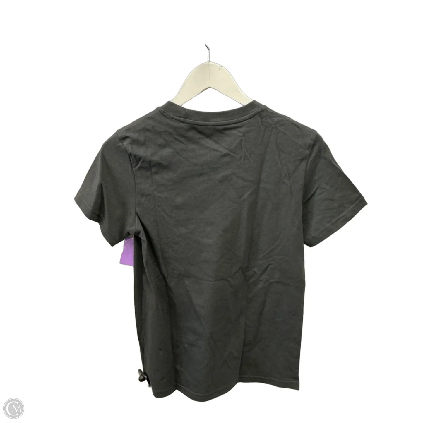 Athletic Top Short Sleeve By Adidas In Grey, Size: Xs