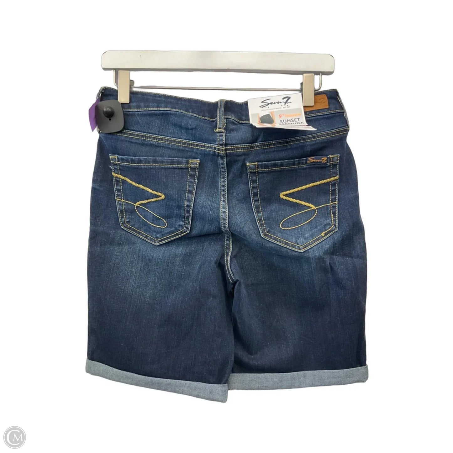 Shorts By Seven 7 In Blue Denim, Size: 4