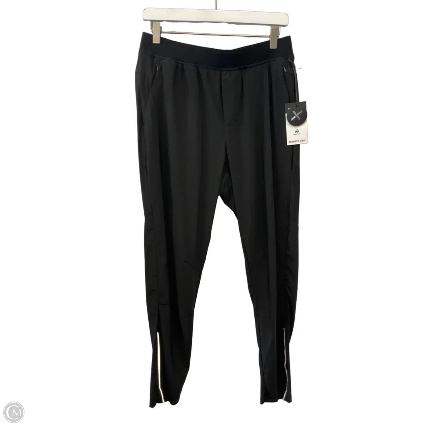 Athletic Pants By Kenneth Cole In Black, Size: L