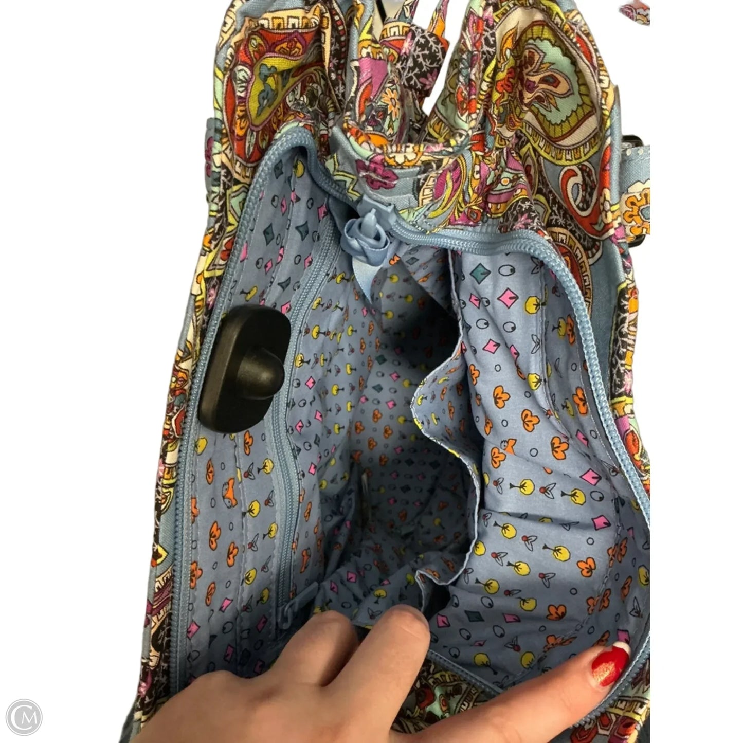 Handbag By Vera Bradley, Size: Large