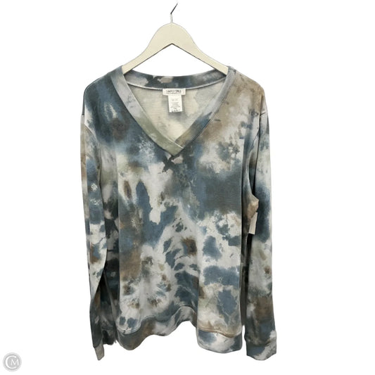 Sweatshirt Crewneck By Clothes Mentor In Blue, Size: Xxl