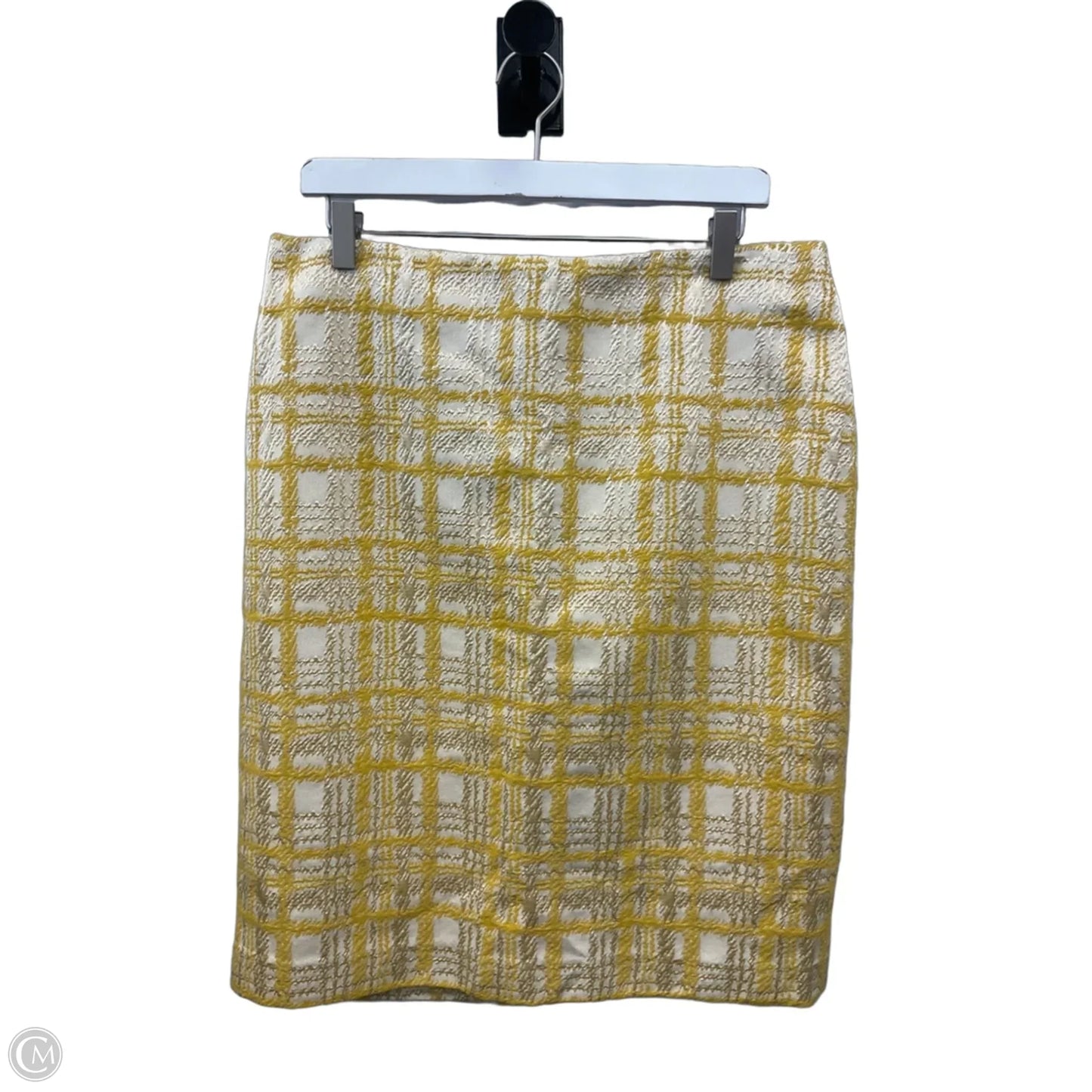 Skirt Mini & Short By Talbots In Yellow, Size: 12