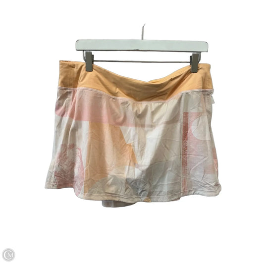 Athletic Skort By Lululemon In Peach, Size: L