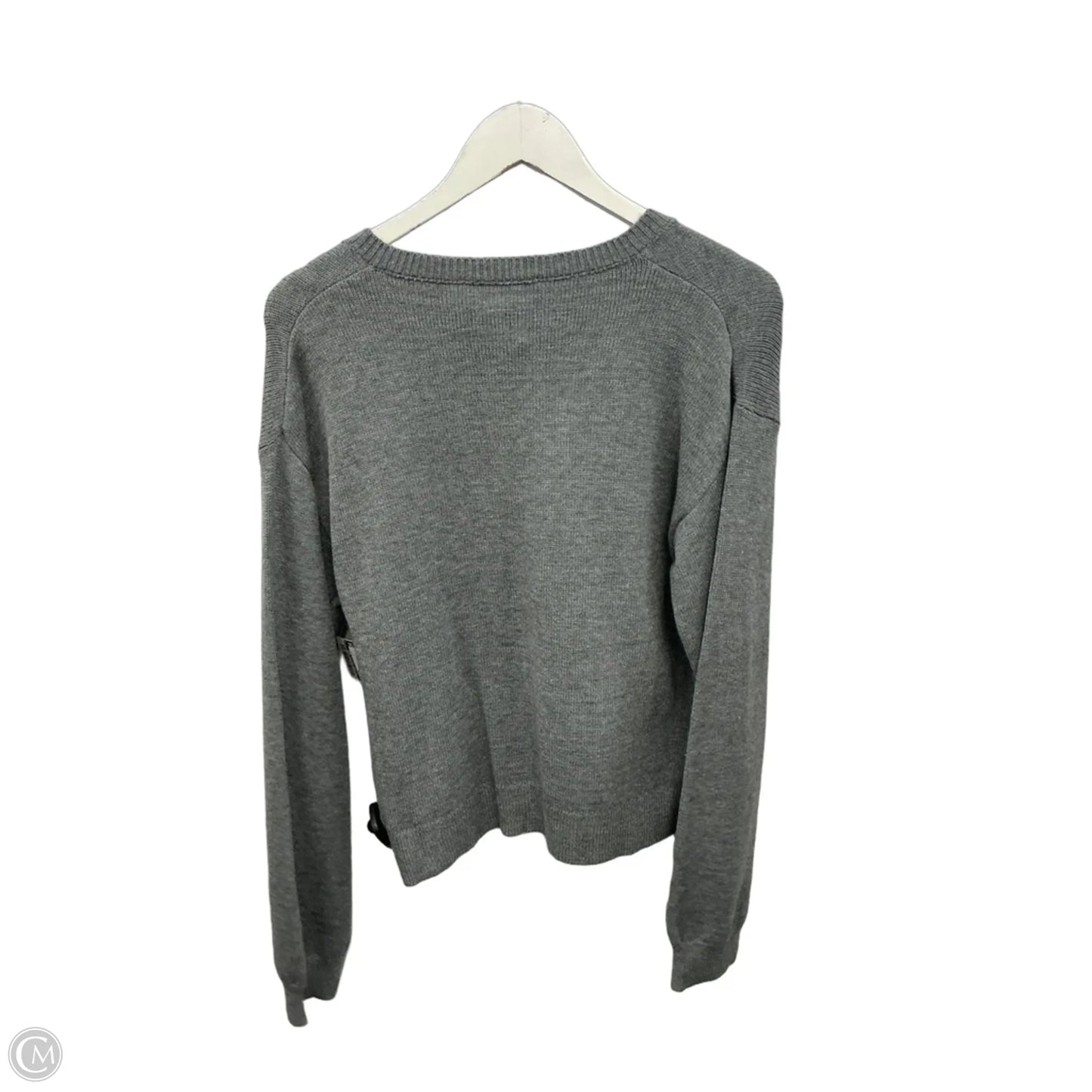 Cardigan By Clothes Mentor In Grey, Size: L