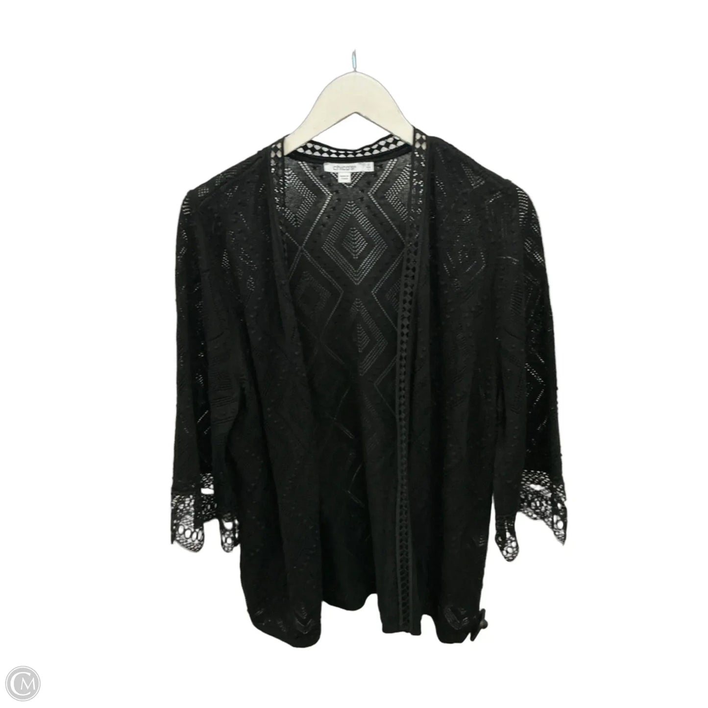 Cardigan By Chicos In Black, Size: L