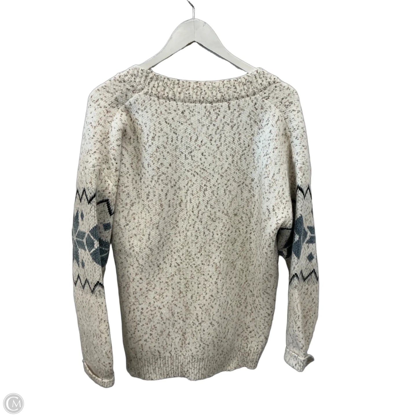 Cardigan By Clothes Mentor In White, Size: M
