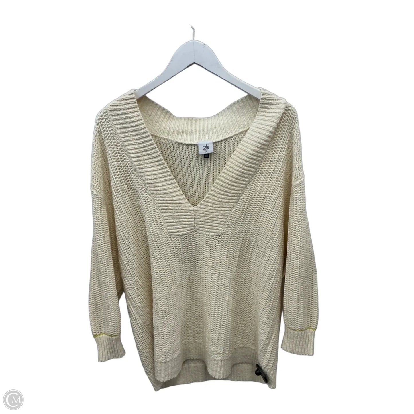 Sweater By Cabi In Cream, Size: M