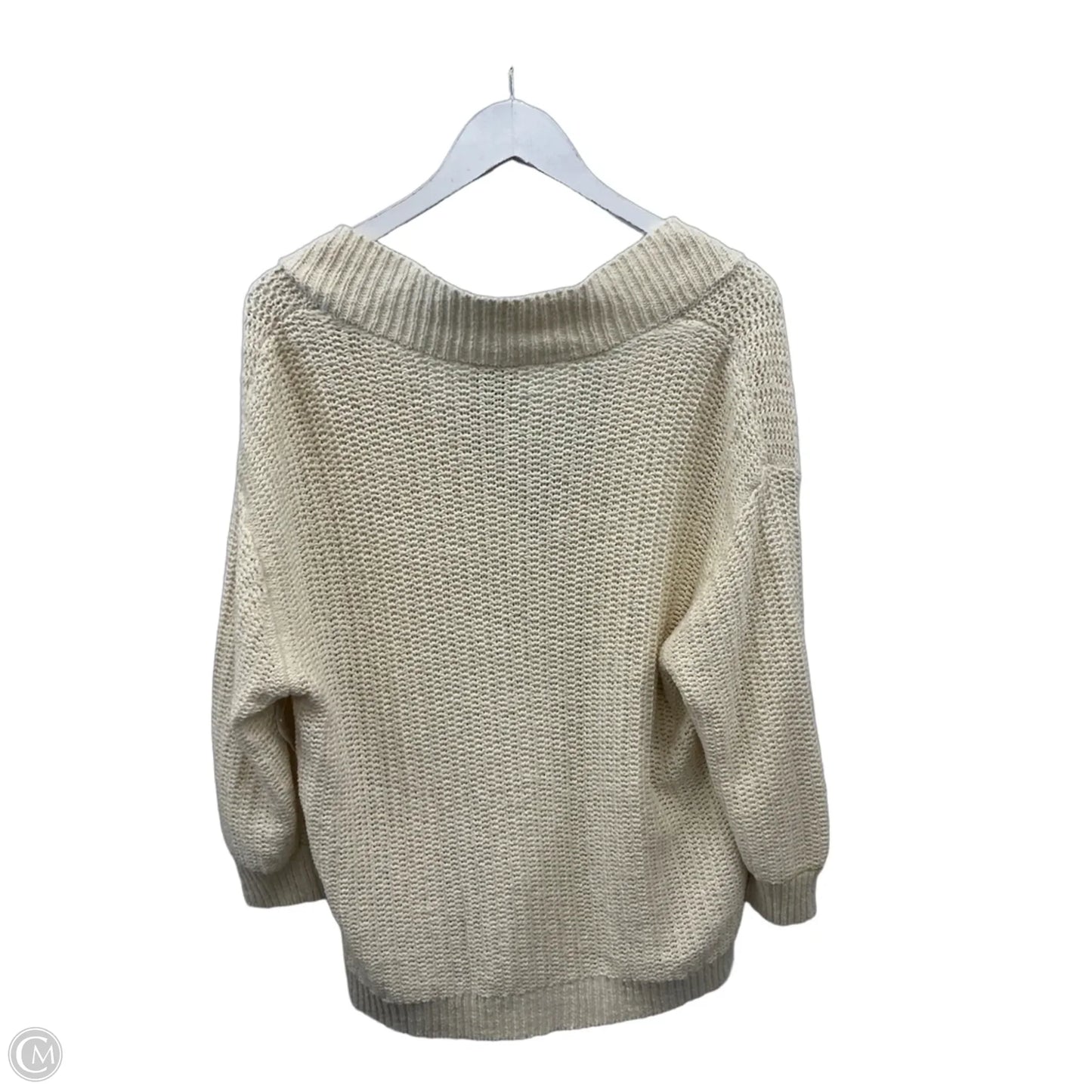 Sweater By Cabi In Cream, Size: M