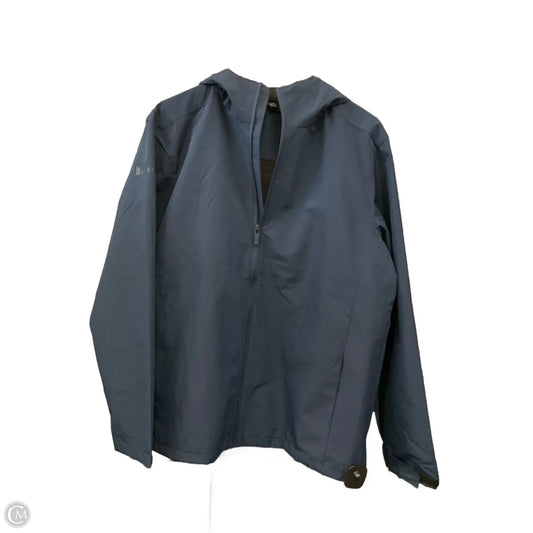 Jacket Windbreaker By Clothes Mentor In Navy, Size: L