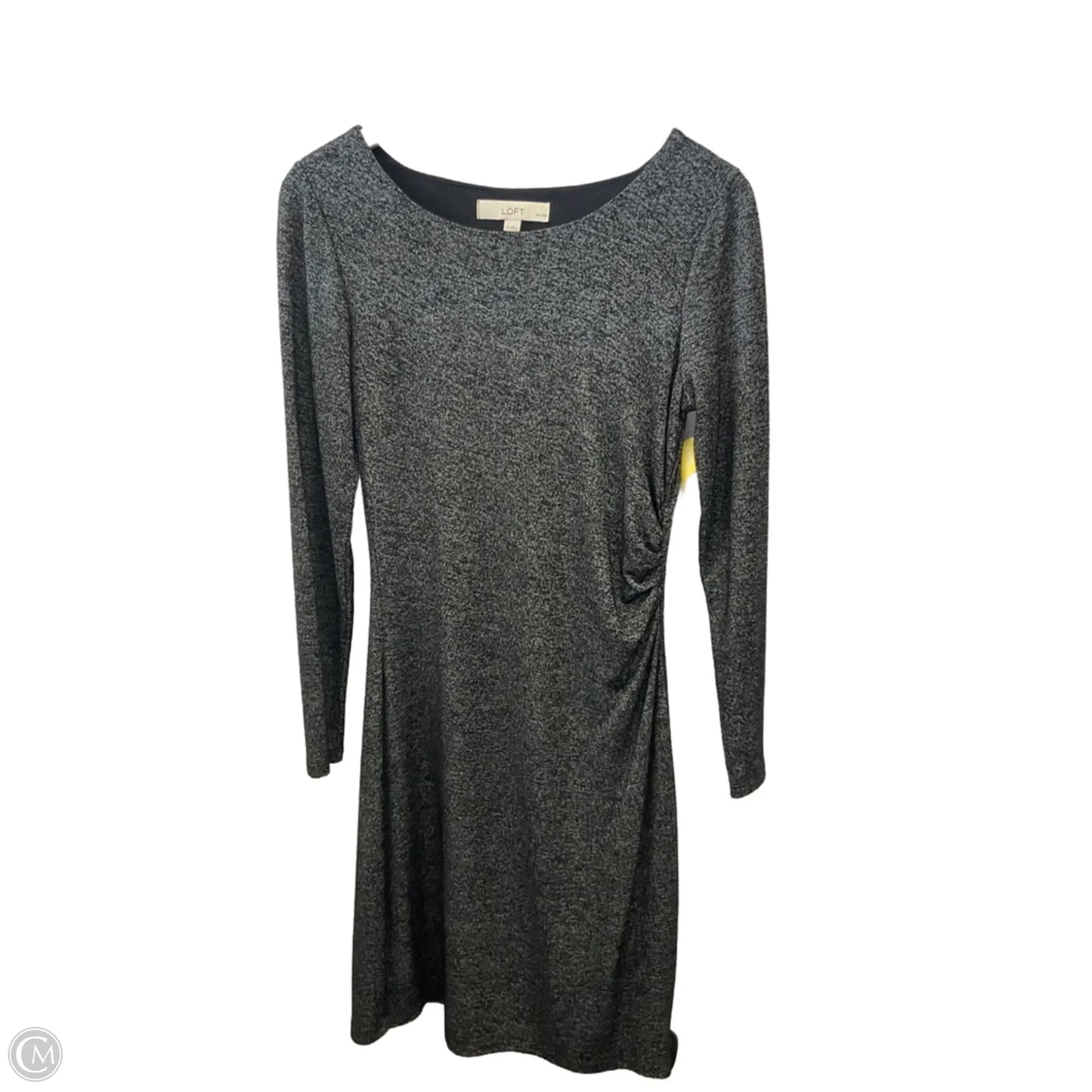 Dress Casual Midi By Loft In Black, Size: Sp