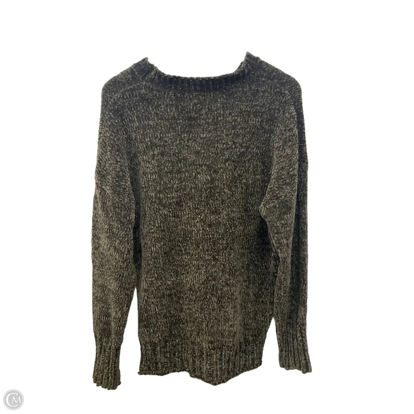 Sweater By Seven 7 In Green, Size: L