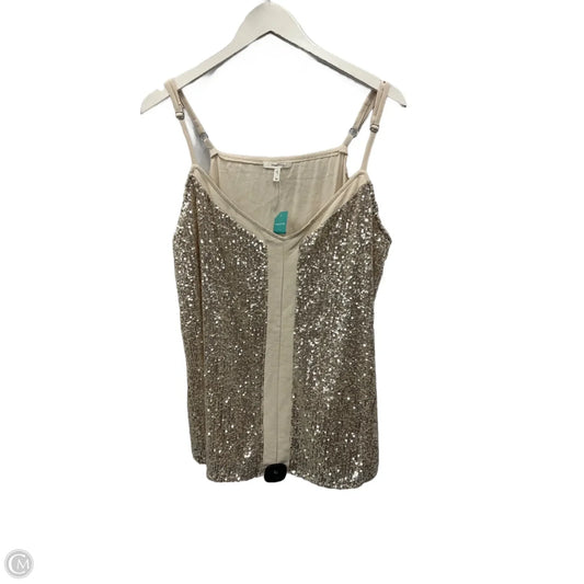 Top Sleeveless By Maurices In Gold, Size: 1x