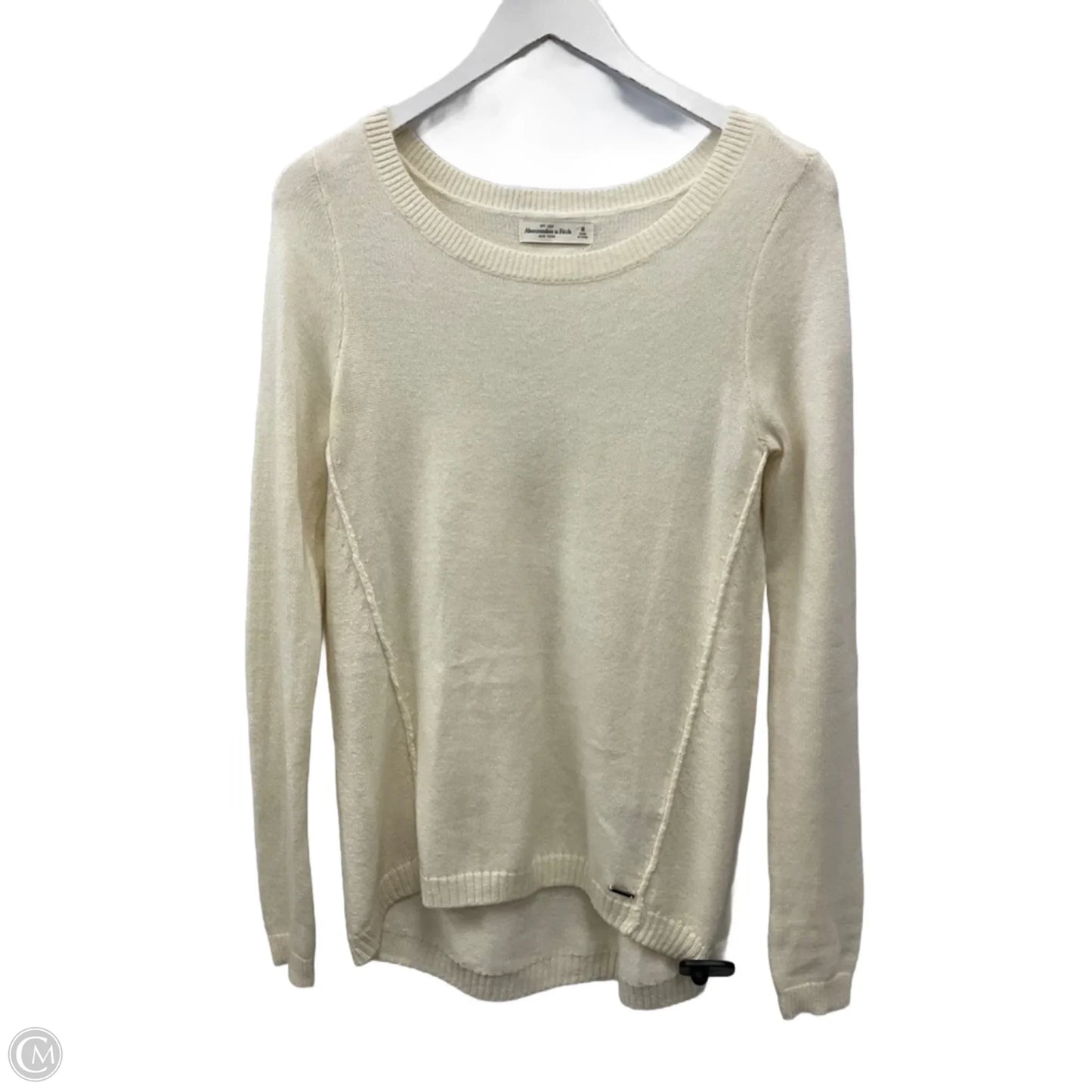 Sweater By Abercrombie And Fitch In Cream, Size: M