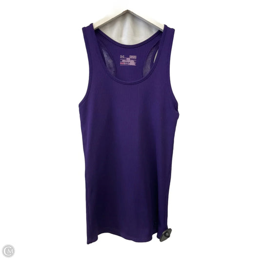 Tank Top By Under Armour In Purple, Size: M