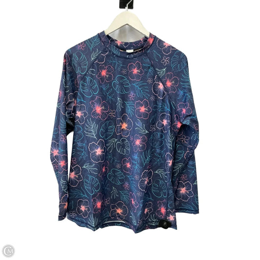 Athletic Top Long Sleeve Crewneck By Clothes Mentor In Blue, Size: 2x