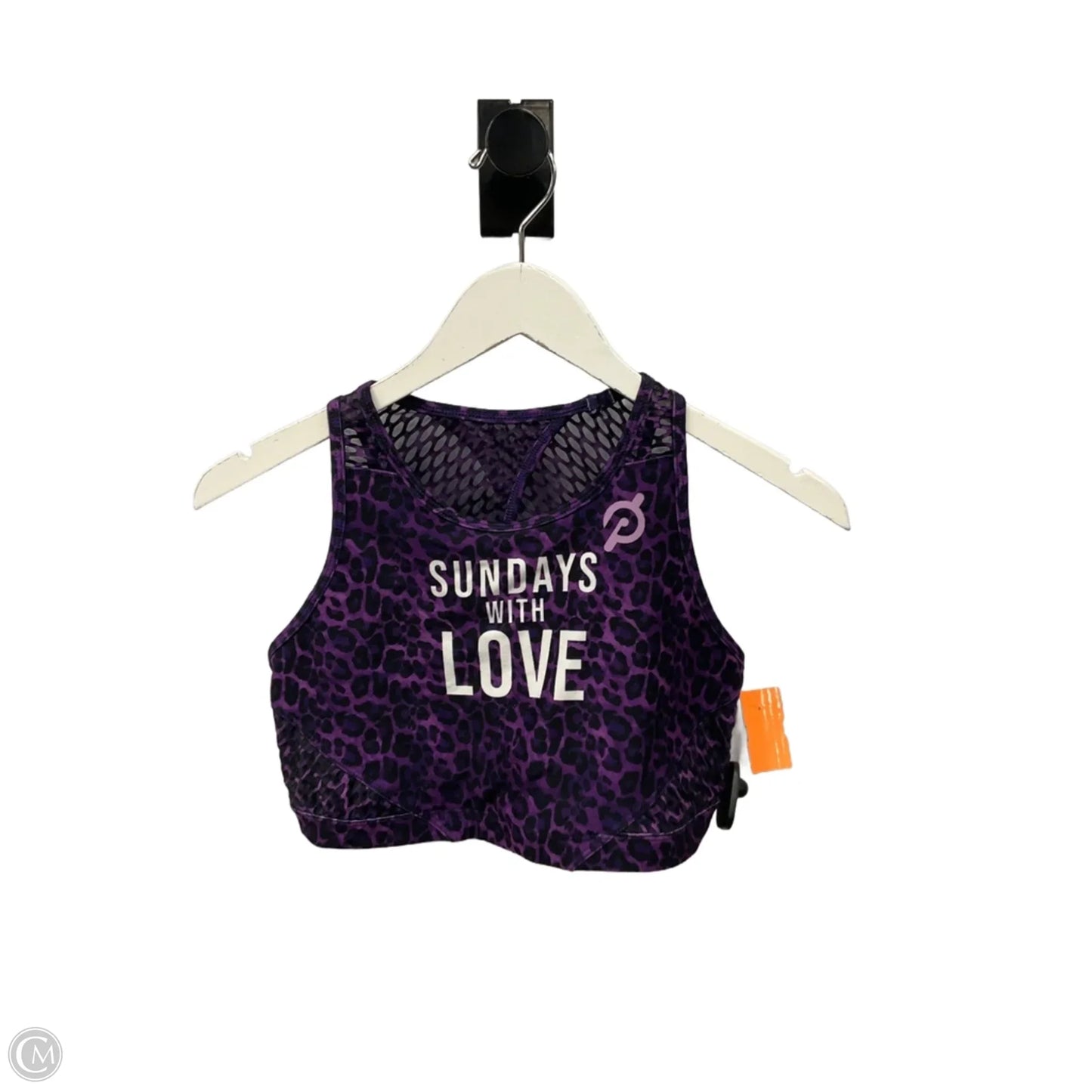 Athletic Bra By Peloton In Animal Print, Size: L