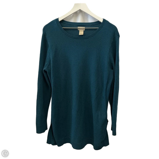 Tunic Long Sleeve By Duluth Trading In Blue, Size: Xl