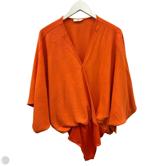 Bodysuit By Entro In Orange, Size: L