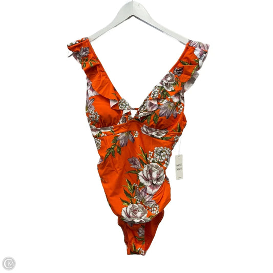 Swimsuit By Cupshe In Orange, Size: Xl