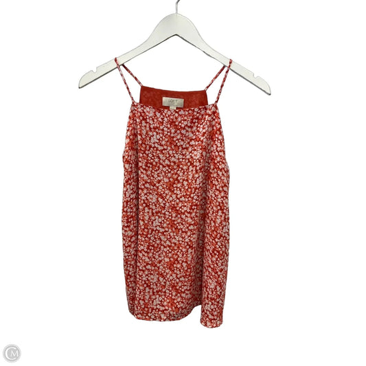 Top Sleeveless By Loft In Floral Print, Size: Mp
