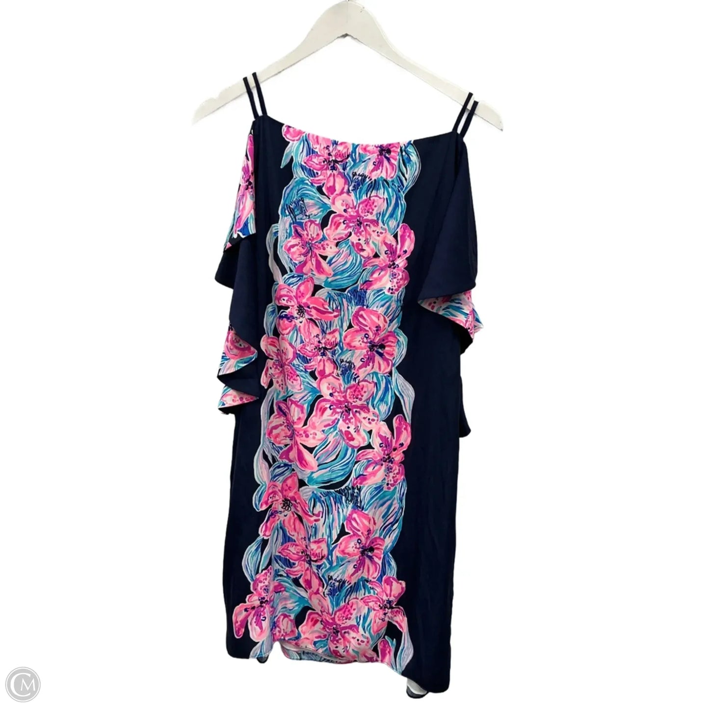 Dress Designer By Lilly Pulitzer In Floral Print, Size: L