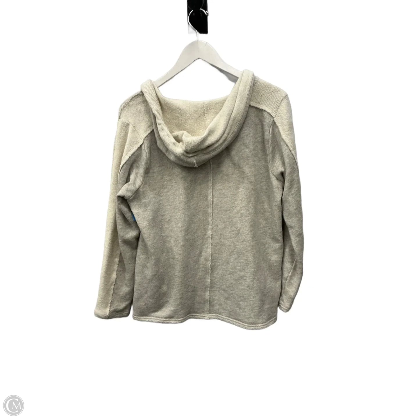 Sweatshirt Hoodie By Style And Company In Beige, Size: L