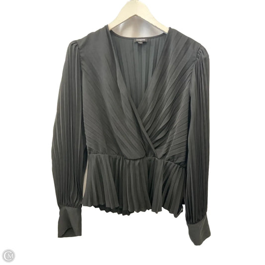 Top Long Sleeve By Express In Black, Size: L