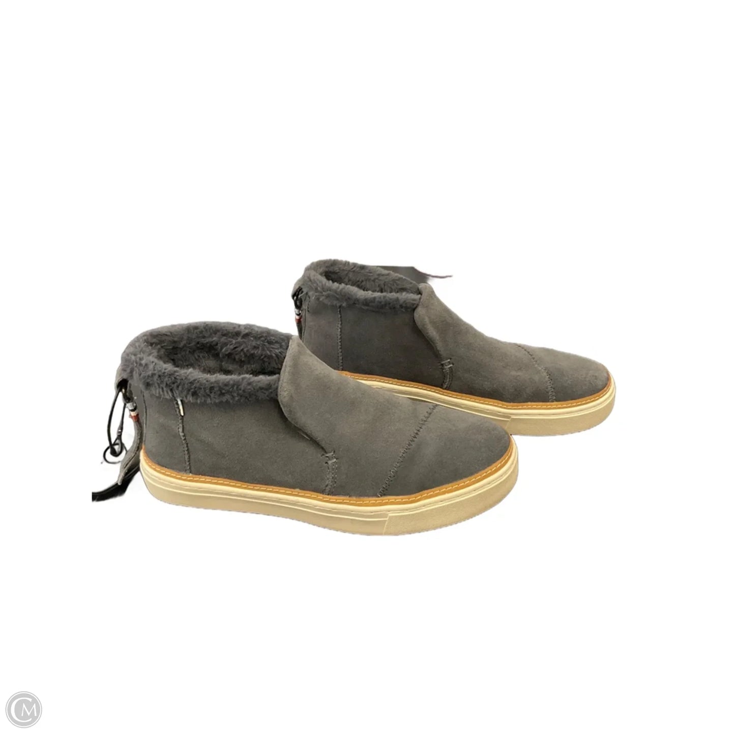 Boots Ankle Flats By Toms In Grey, Size: 8