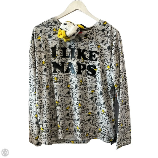 Pajamas 2pc By Clothes Mentor In Grey, Size: L