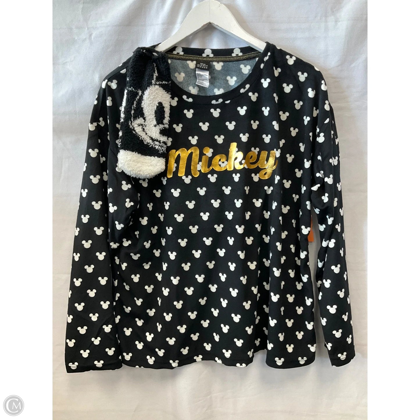 Pajamas 2pc By Clothes Mentor In Black, Size: L