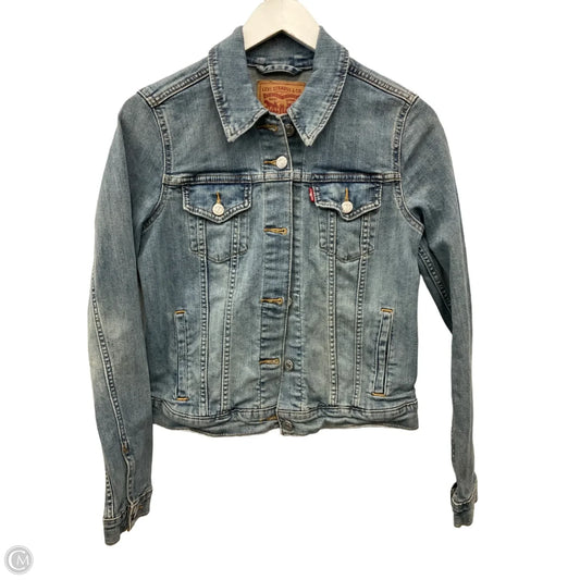 Jacket Denim By Levis In Blue Denim, Size: M
