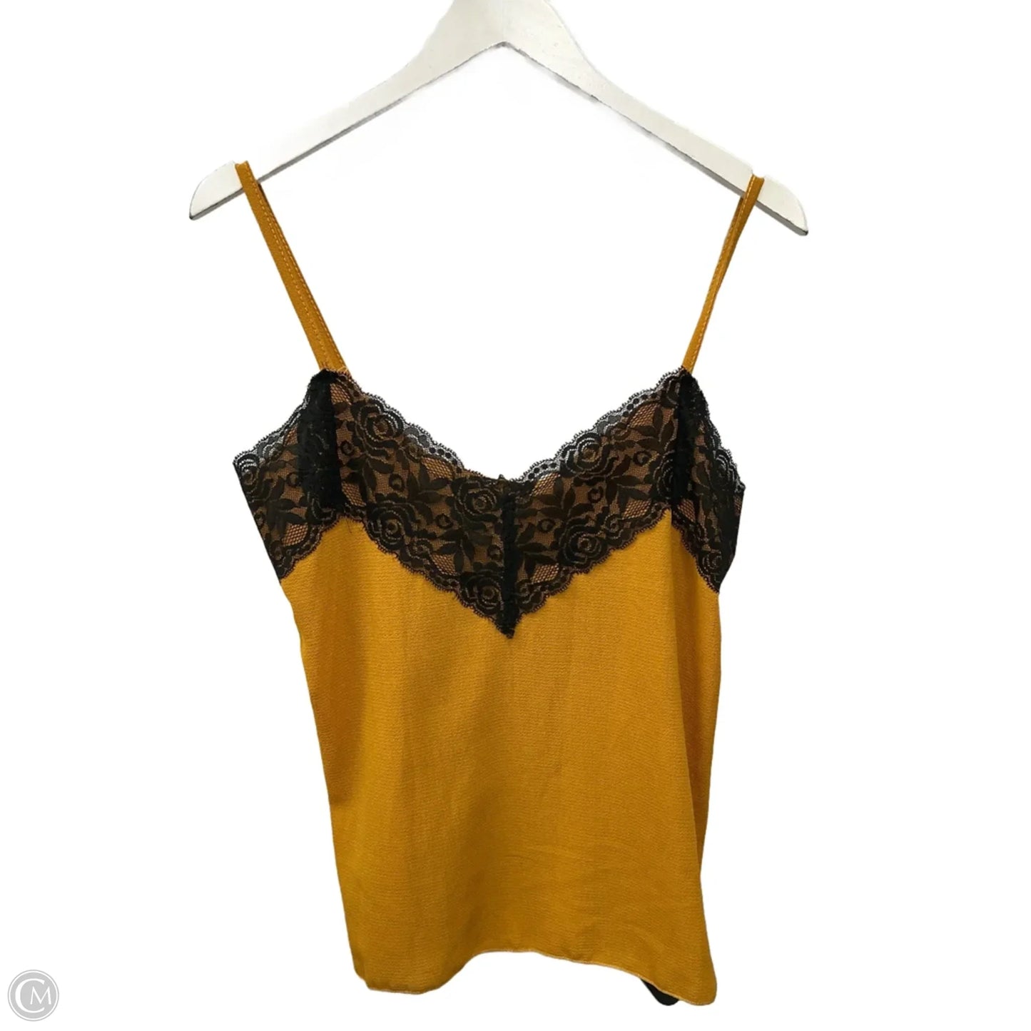 Top Cami By Boohoo Boutique In Yellow, Size: L