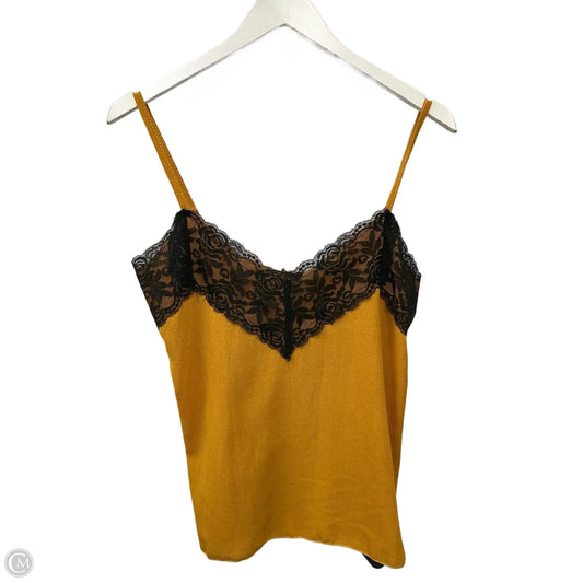 Top Cami By Boohoo Boutique In Yellow, Size: L