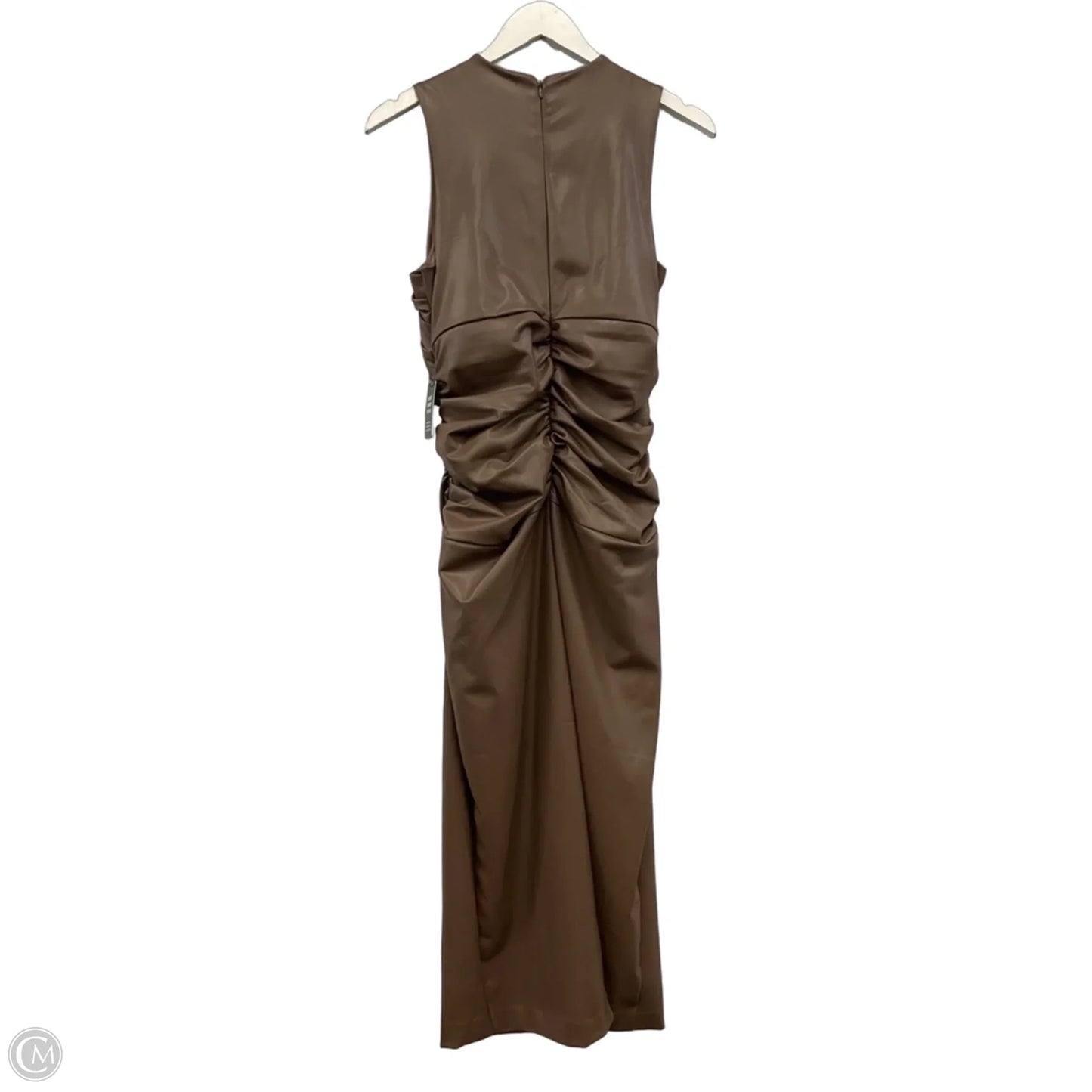 Dress Party Long By Express In Brown, Size: M