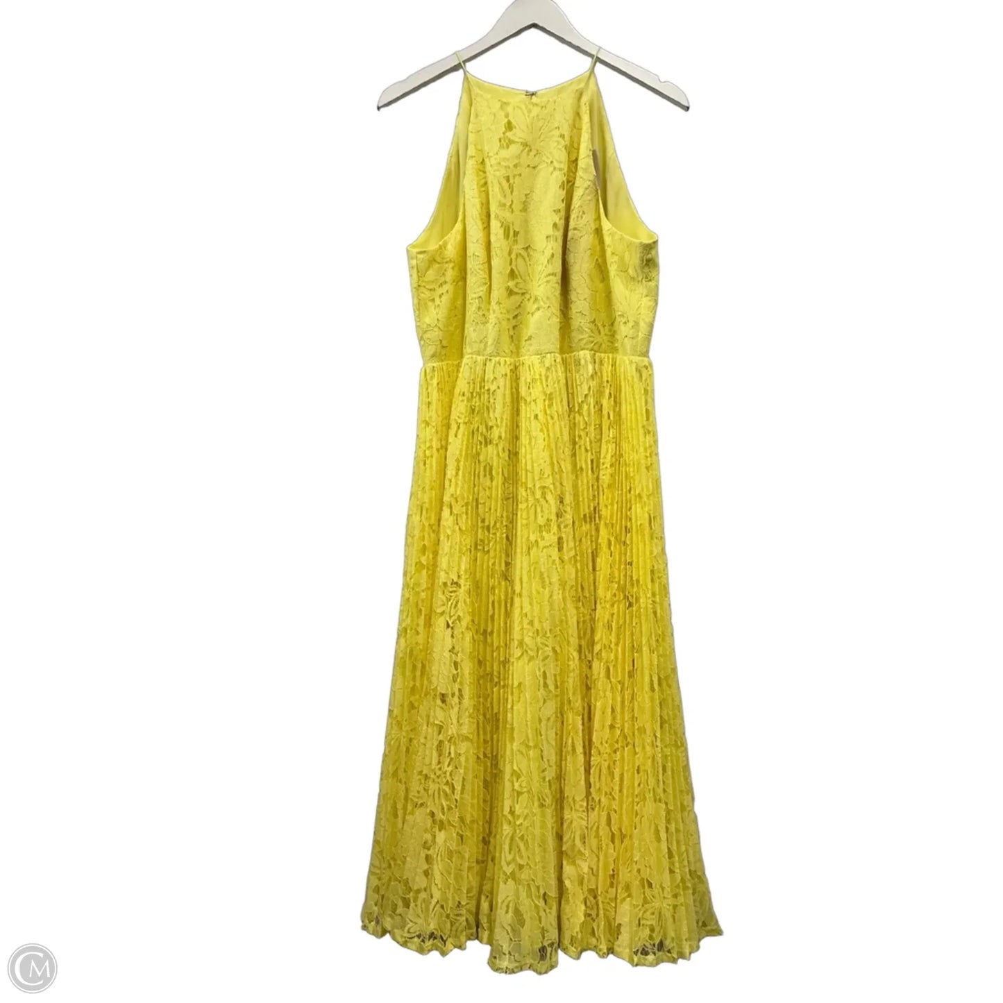 Dress Casual Midi By Asos In Yellow, Size: L