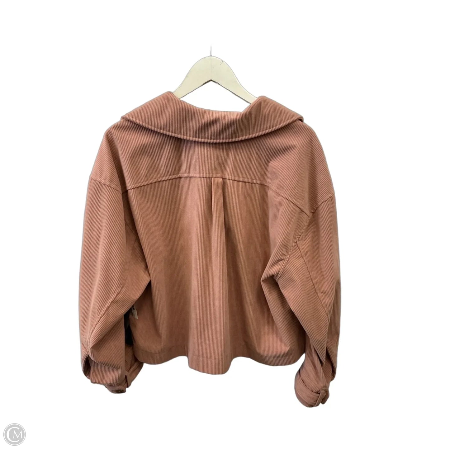 Jacket Shirt By Avec Les Filles In Pink, Size: L