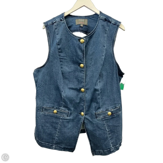 Vest Other By Torrid In Blue Denim, Size: 2x