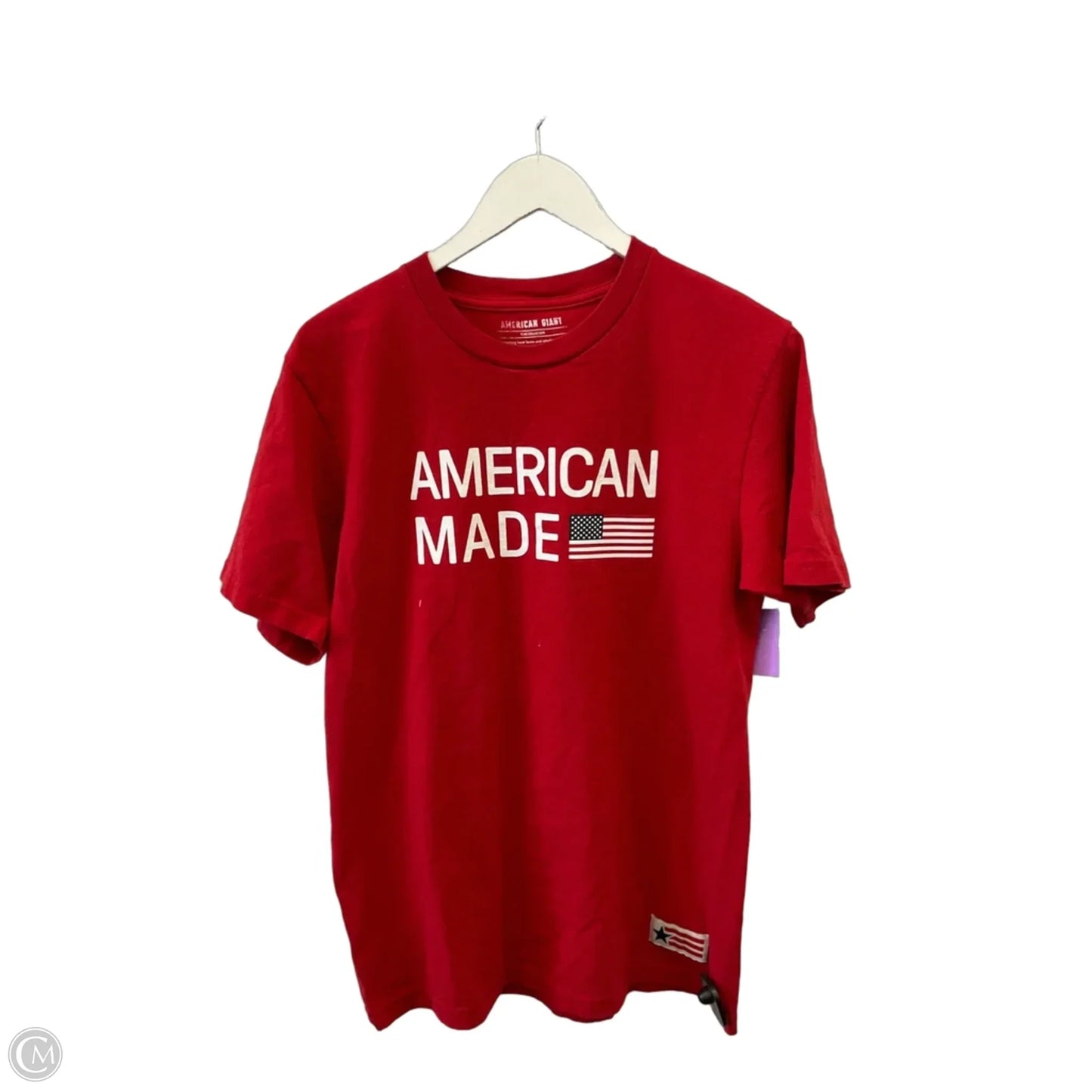 Top Short Sleeve By Clothes Mentor In Red, Size: M