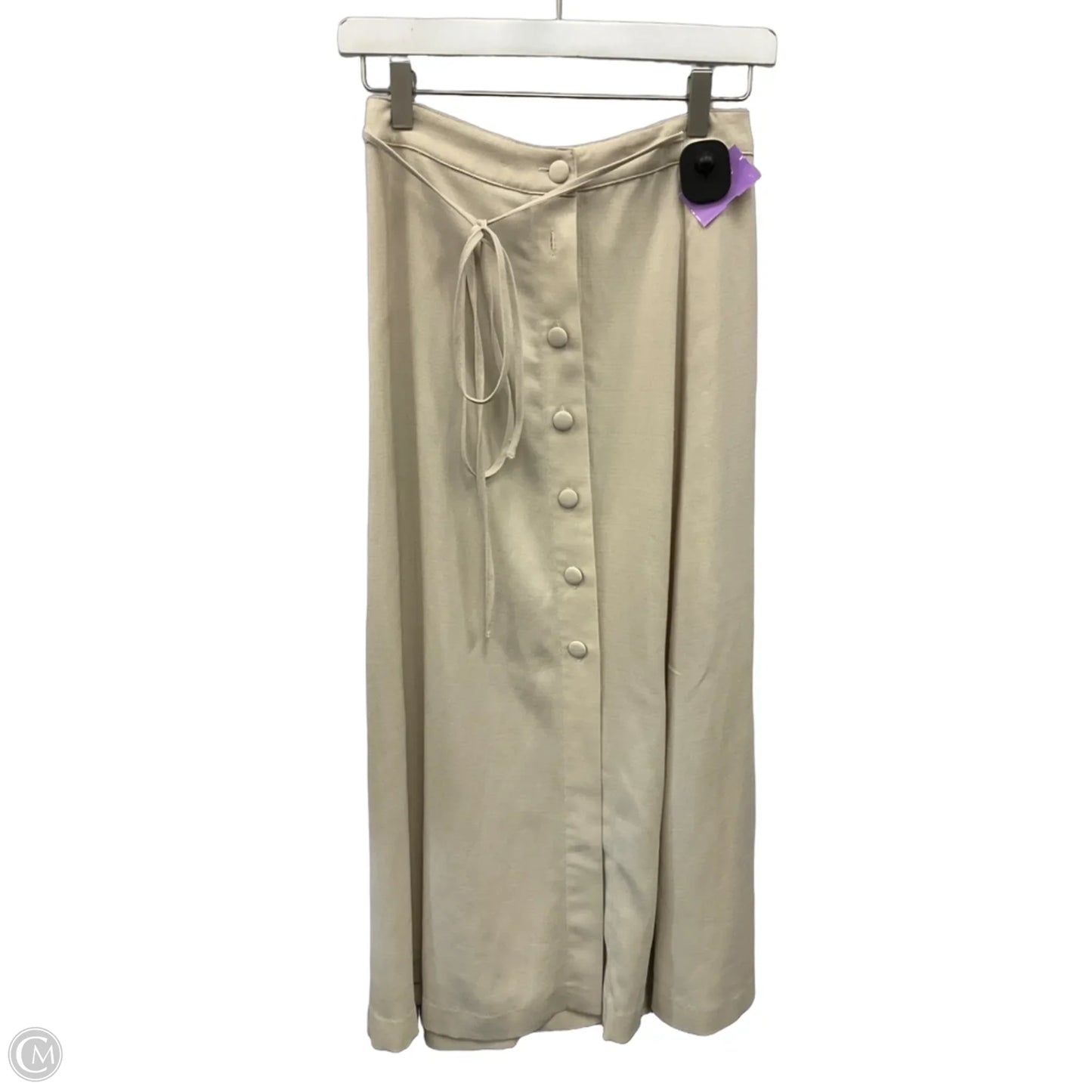 Skirt Midi By Clothes Mentor In White, Size: 4
