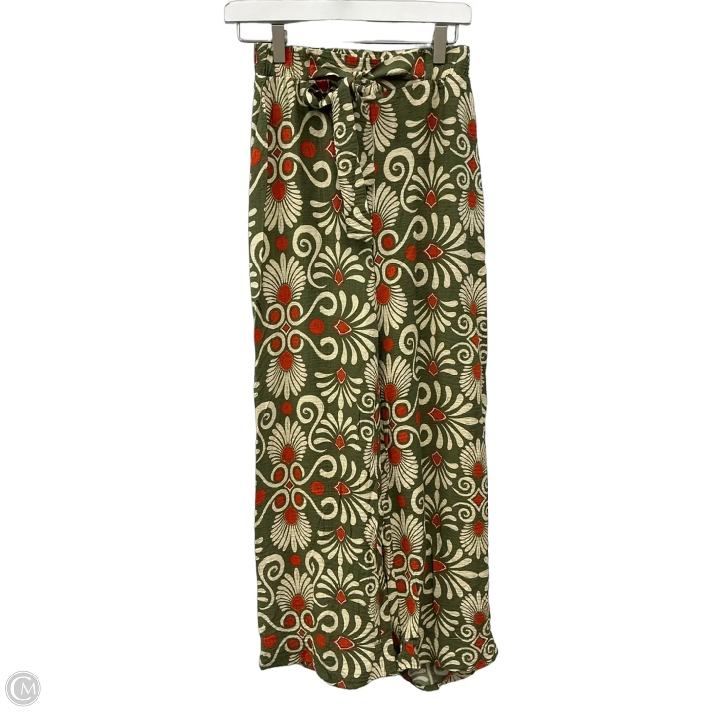 Pants Linen By Primark In Green, Size: Xs