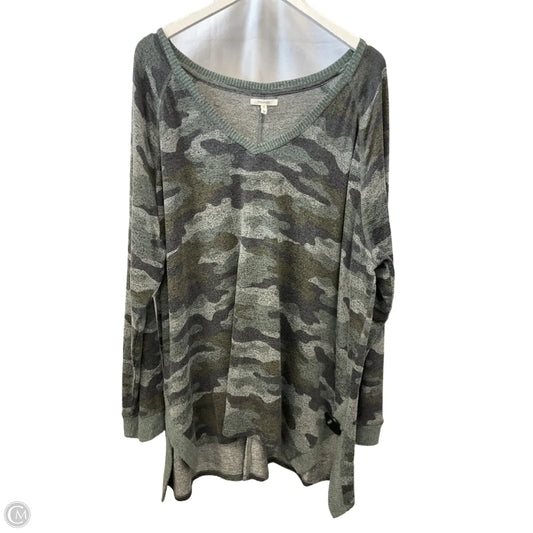 Top Long Sleeve By Maurices In Green, Size: 3x