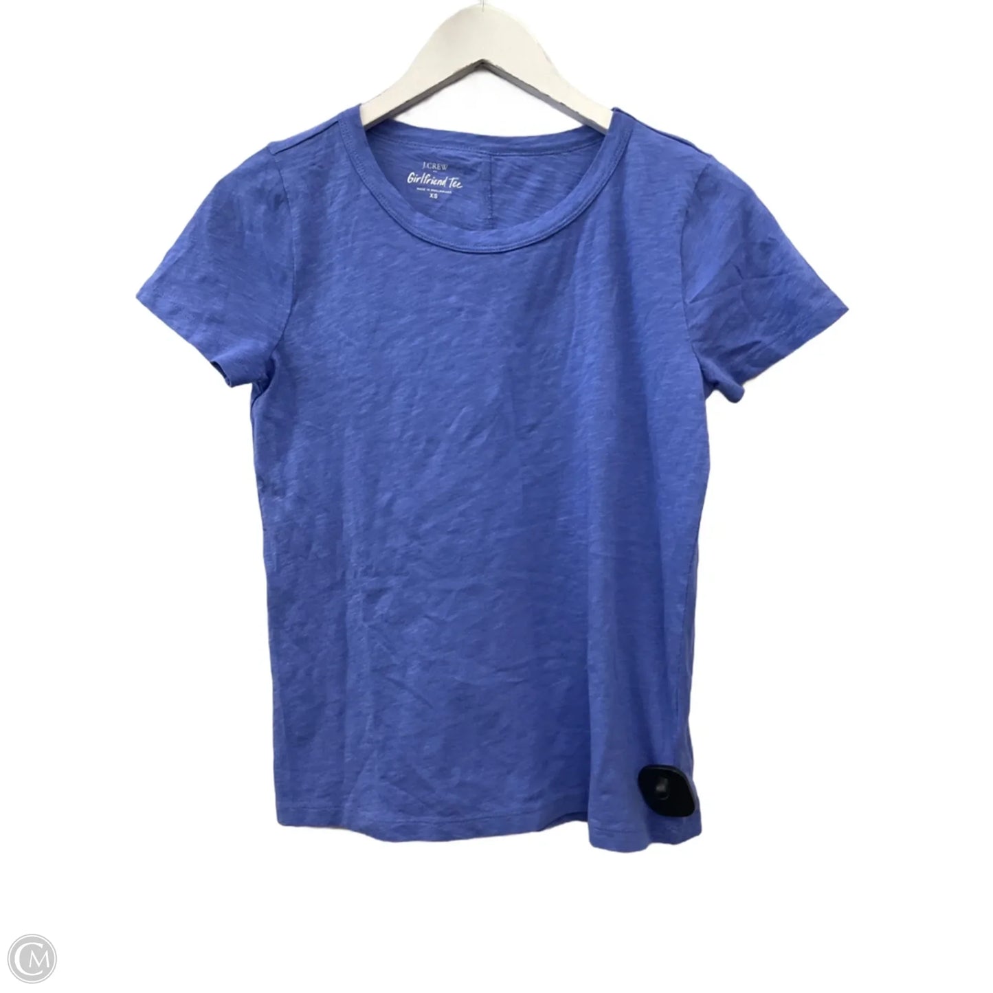 Top Short Sleeve Basic By J. Crew In Blue, Size: Xs