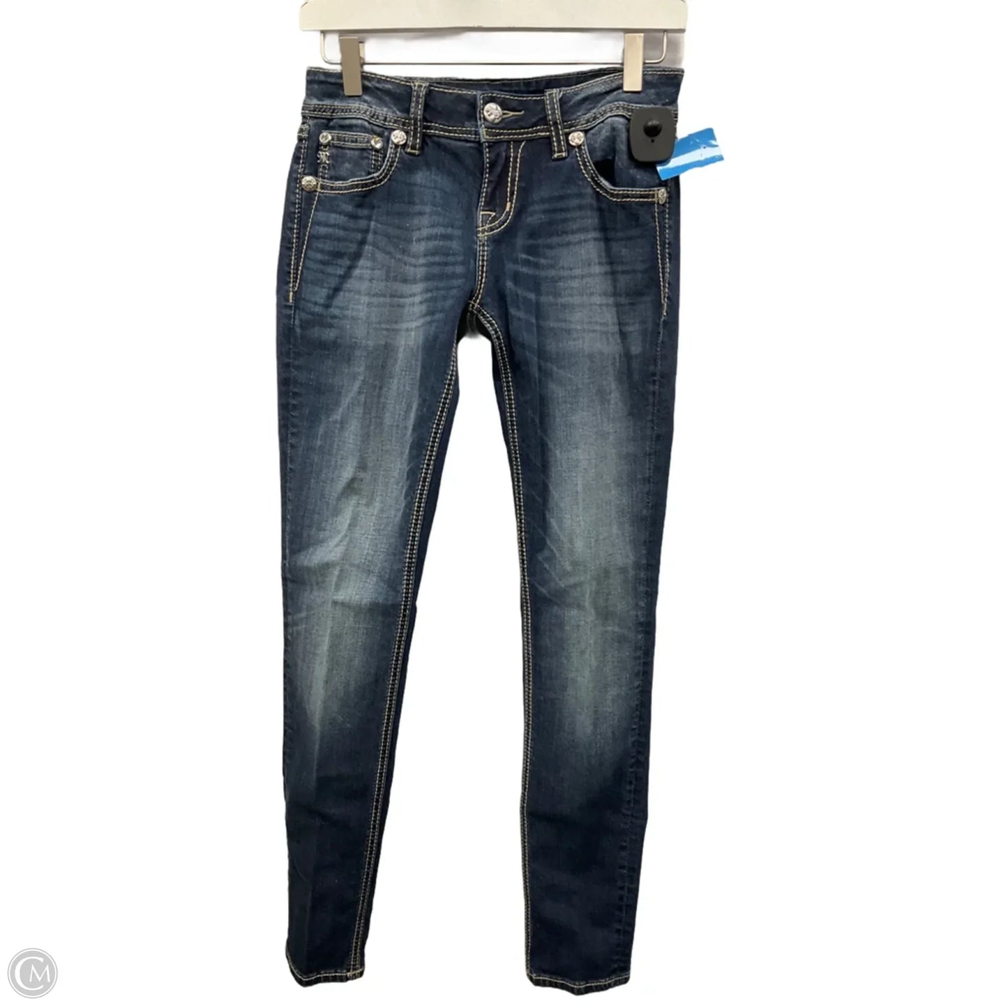 Jeans Skinny By Miss Me In Blue Denim, Size: 2