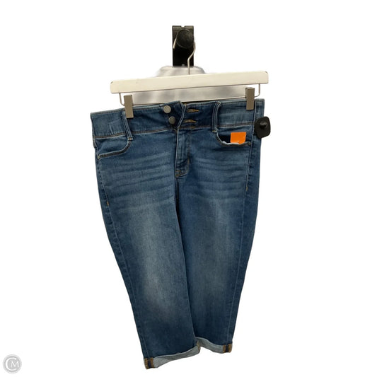 Capris By Apt 9 In Blue Denim, Size: 10p