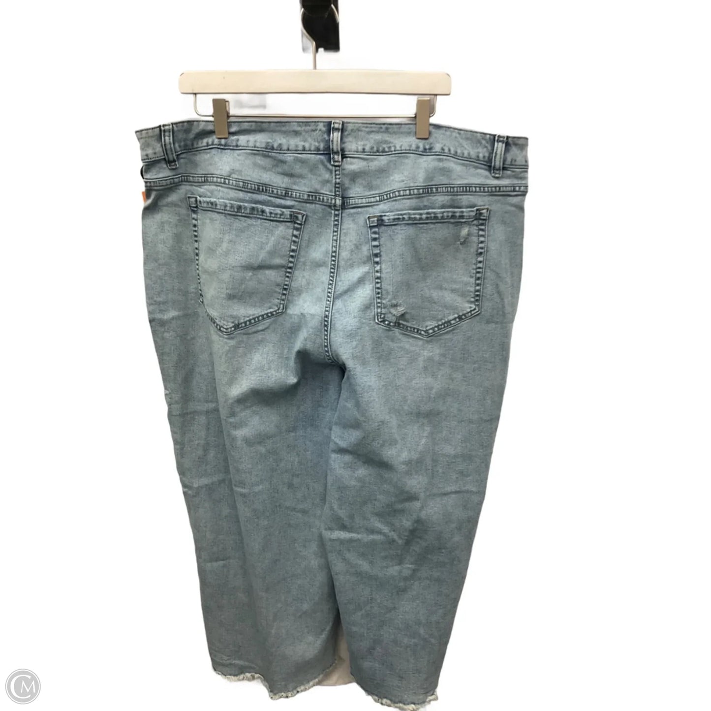 Capris By Lane Bryant In Blue Denim, Size: 22