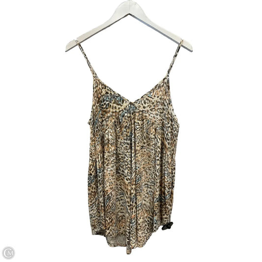 Top Sleeveless By Lovely Melody In Animal Print, Size: M