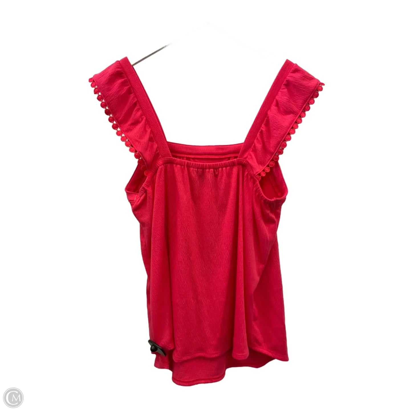 Top Sleeveless By Apt 9 In Pink, Size: L