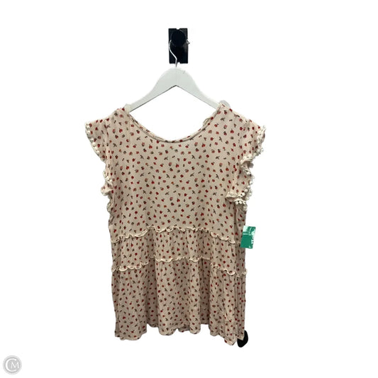 Top Short Sleeve By Altard State In Pink, Size: S