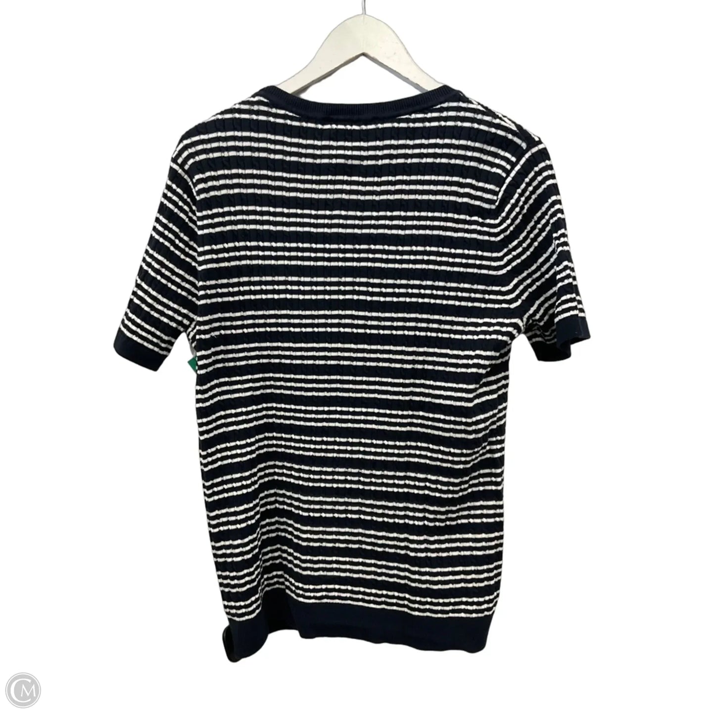Top Short Sleeve By Tommy Hilfiger In Navy, Size: Xl