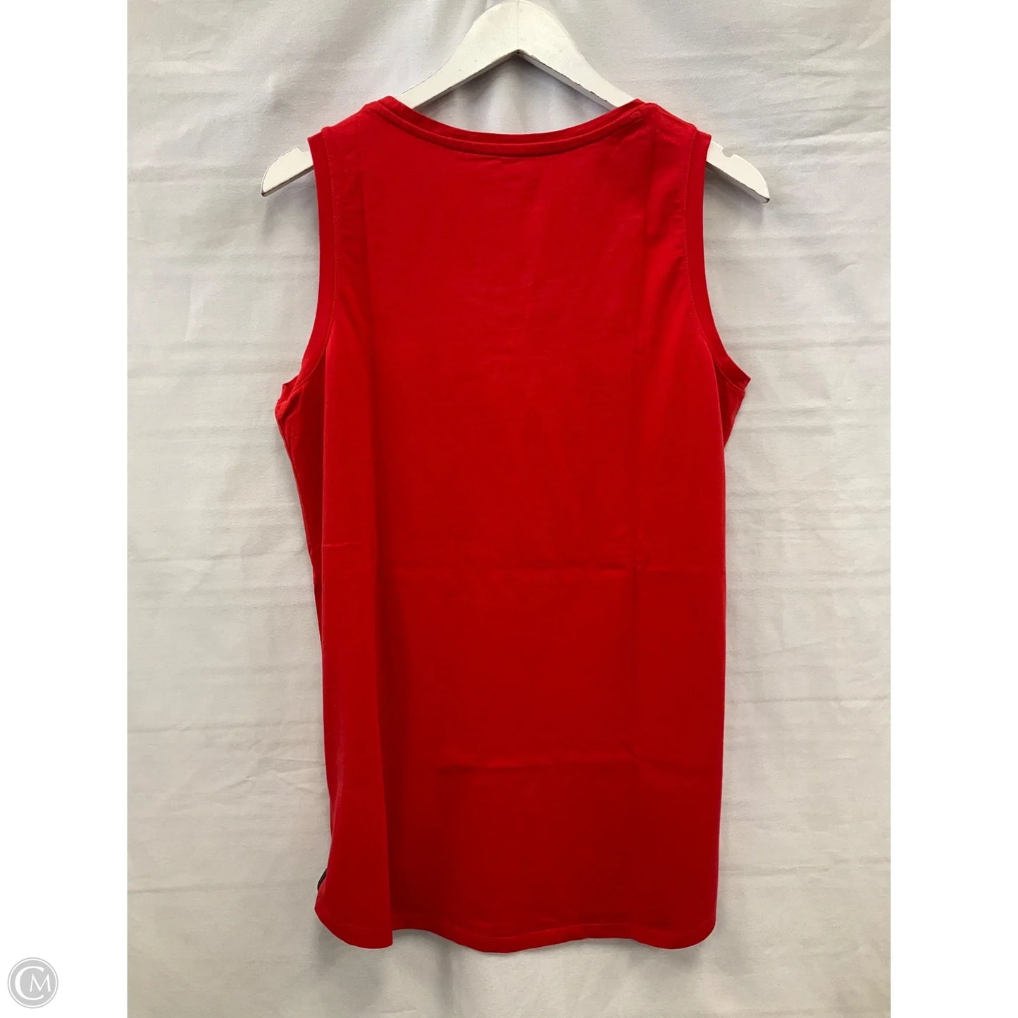 Tank Top By Lands End In Red, Size: L